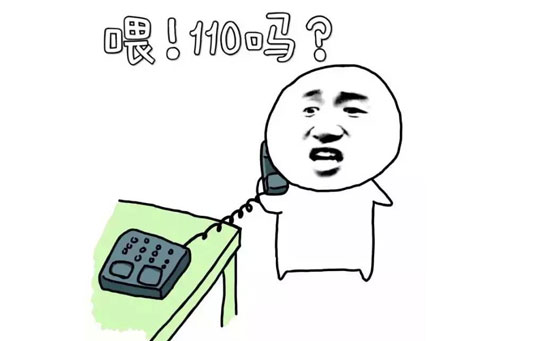 那你报警吧表情包